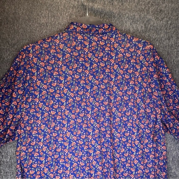 RLX Ralph Lauren Printed Lightweight Airflow Jersey Floral Mens Golf Polo XL - Picture 10 of 11